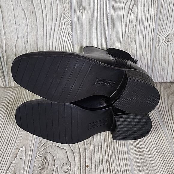 Kenneth Cole Reaction Salt Stretch Bootie Black Ankle Boots Womens Size 5 NEW - Picture 8 of 12